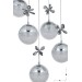 Forde 5'li Power Ledli Kumandalı Modern Lüks Sarkıt Avize, 3 Renk: Sarı-beyaz-gün Işığı - Krom