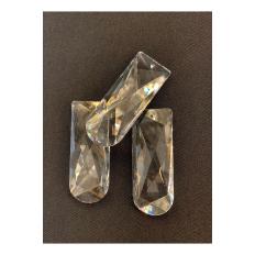 Test Ürün - 7 Cm Boyutunda Tek Delikli Cam Avize Taşı (1 ADET - ŞEFFAF RENK)