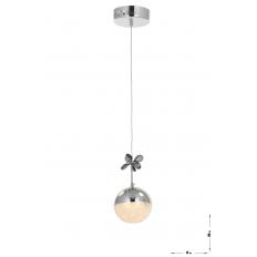 Avizemoda Forde Tekli Ledli Modern Lüks Sarkıt Avize (3 RENK LED; SARI - BEYAZ - GÜN İŞIĞI) - Krom