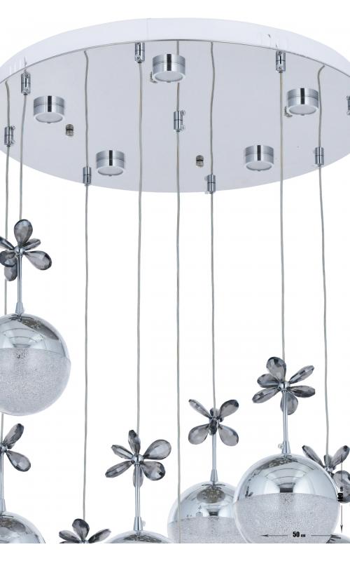Avizemoda Forde 9'lu Power Ledli Kumandalı Modern Lüks Sarkıt