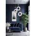 Avizemoda Ribera 3'lü Power Ledli Kumandalı Modern Lüks Sarkıt Avize, 3 Renk: Sarı-beyaz-gün Işığı - Krom