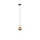 Avizemoda Rainbow Tekli Asimetrik Rose Camlı Dekor Aydınlatma İçin Modern Sarkıt Avize - (Loş ışık verir)