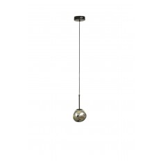 Avizemoda Rainbow Tekli Asimetrik Krom Camlı Dekor Aydınlatma İçin Modern Sarkıt Avize - (Loş ışık verir)