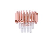 Avizemoda Palmira Prizma Kesim Kristal Taşlı Lüks Aplik - (Rose Gold)