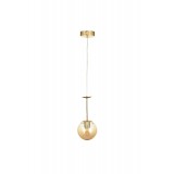 Avizemoda Pinza Tekli Bal Camlı Salon Oturma Odası Modern Avize - (Gold Kaplama)