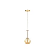 Avizemoda Pinza Tekli Bal Camlı Salon Oturma Odası Modern Avize - (Gold Kaplama)