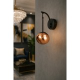 Avizemoda Rainbow Aplik Asimetrik Rose Camlı Dekor Aydınlatma İçin Modern Sarkıt APLİK - (Loş ışık verir)