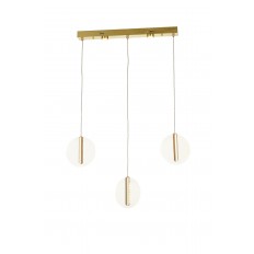 Avizemoda Lovena 3'Lü Ledli Dim Kumandalı Modern Yemek Masası Üstü Avize 3 Renk Led; Sarı-Beyaz-Gün ışığı-Gold