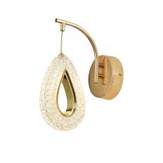 Avizemoda Dali Ledli Dimmer Modern Lüks Aplik (3 RENK LED; SARI-BEYAZ-GÜN IŞIĞI) - Gold
