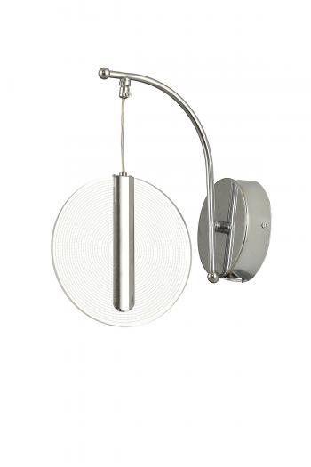 Avizemoda Lovena Ledli Modern Lüks APLİK (3 Renk Led; Sarı-Beyaz-Gün ışığı) - KROM