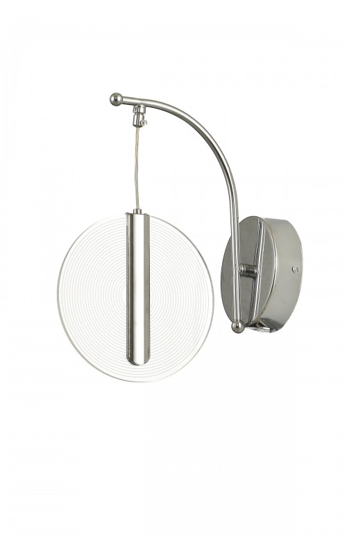 Avizemoda Lovena Ledli Modern Lüks APLİK (3 Renk Led; Sarı-Beyaz-Gün ışığı) - KROM