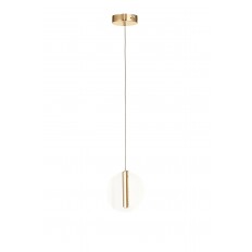 Avizemoda Lovena Tekli Ledli Modern Lüks Sarkıt Avize (3 Renk Led; Sarı-Beyaz-Gün ışığı) - GOLD