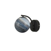 Avizemoda Galaksi Aplik Gökyüzü Desen Camlı Salon Oturma Odası Modern Sarkıt APLİK - (Siyah Kasa)