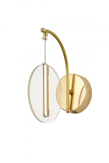 Avizemoda Lovena Ledli Modern Lüks APLİK (3 Renk Led; Sarı-Beyaz-Gün ışığı) - GOLD