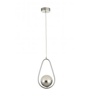 Avizemoda Serra Oval Akrilik Toplu Tekli Salon Oturma Odası Modern Sarkıt Avize - Krom Kaplama