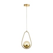 Avizemoda Serra Oval Akrilik Toplu Tekli Salon Oturma Odası Modern Sarkıt Avize - Gold Kaplama