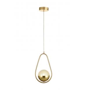 Avizemoda Serra Oval Akrilik Toplu Tekli Salon Oturma Odası Modern Sarkıt Avize - Gold Kaplama