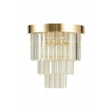 Avizemoda Desina Gold Aplik Kristal Tabut Taşlı Salon Oturma Odası Lüks Duvar Apliği - GOLD Kaplama