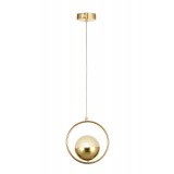 Avizemoda Serra Çember Akrilik Toplu Tekli Salon Oturma Odası Modern Sarkıt Avize - Gold Kaplama