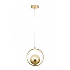 Avizemoda Serra Çember Akrilik Toplu Tekli Salon Oturma Odası Modern Sarkıt Avize - Gold Kaplama