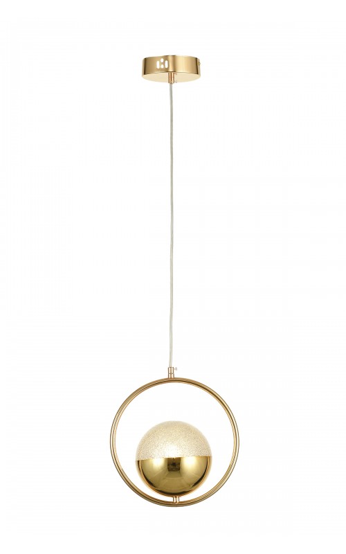 Avizemoda Serra Çember Akrilik Toplu Tekli Salon Oturma Odası Modern Sarkıt Avize - Gold Kaplama