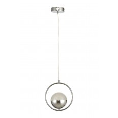 Avizemoda Serra Çember Akrilik Toplu Tekli Salon Oturma Odası Modern Sarkıt Avize - Krom Kaplama