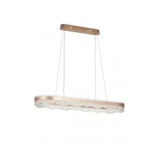 Avizemoda Estilo 100x30 Cm Dimmer Kumandalı 3 Renk Ledli (SARI-BEYAZ-GÜN IŞIĞI) Modern Akrilik Avize - Bronz