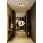 Avizemoda Savona Tekli 3 Renk Ledli (SARI-BEYAZ-GÜN IŞIĞI) Modern Akrilik Avize -gold