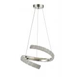 Avizemoda Milly 40 cm Dimmer Kumandalı 3 Renk Ledli (Sarı-Beyaz-Gün Işığı) Modern Akrilik Avize -Krom