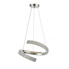 Avizemoda Milly 40 cm Dimmer Kumandalı 3 Renk Ledli (Sarı-Beyaz-Gün Işığı) Modern Akrilik Avize -Krom