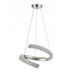 Avizemoda Milly 40 cm Dimmer Kumandalı 3 Renk Ledli (Sarı-Beyaz-Gün Işığı) Modern Akrilik Avize -Krom