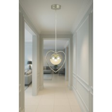 Avizemoda Eris Tekli Modern Koridor-Antre-Giriş-Hol Sarkıt Avize - (Krom Kaplama)