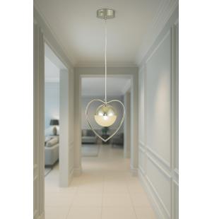 Avizemoda Eris Tekli Modern Koridor-Antre-Giriş-Hol Sarkıt Avize - (Krom Kaplama)