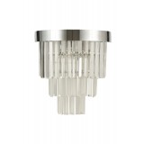 Avizemoda Desina Krom Aplik Kristal Tabut Taşlı Salon Oturma Odası Lüks Duvar Apliği - KROM Kaplama