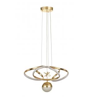 Avizemoda Felin Tekli Dimmer Kumandalı 3 Renk Ledli (Sarı-Beyaz-Gün Işığı) Modern Sarkıt Avize - Gold