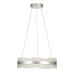 Avizemoda Toledo 50 cm Dim Kumandalı 3 Renk Ledli (Sarı-Beyaz-Gün Işığı) Modern Akrilik Avize -Silver