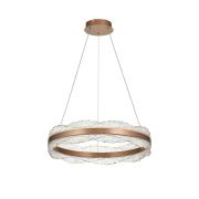Avizemoda Toledo 60 cm Dim Kumandalı 3 Renk Ledli (Sarı-Beyaz-Gün Işığı) Modern Akrilik Avize - Light Brown