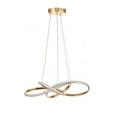 Avizemoda Larin 50 cm Dimmer Kumandalı 3 Renk Ledli (Sarı-Beyaz-Gün Işığı) Modern Sarkıt Avize - Gold