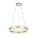Avizemoda Toledo 50 cm Dim Kumandalı 3 Renk Ledli (Sarı-Beyaz-Gün Işığı) Modern Akrilik Avize -Silver