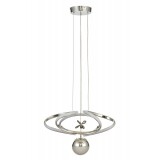 Avizemoda Felin Tekli Dimmer Kumandalı 3 Renk Ledli (Sarı-Beyaz-Gün Işığı) Modern Sarkıt Avize - Krom