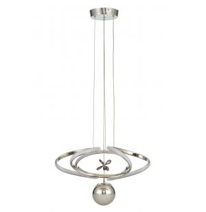 Avizemoda Felin Tekli Dimmer Kumandalı 3 Renk Ledli (Sarı-Beyaz-Gün Işığı) Modern Sarkıt Avize - Krom