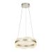 Avizemoda Toledo 40 cm Dim Kumandalı 3 Renk Ledli (Sarı-Beyaz-Gün Işığı) Modern Akrilik Avize -Silver