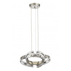 Avizemoda Salvo 35 Cm Dimmer Kumandalı 3 Renk Ledli (SARI-BEYAZ-GÜN IŞIĞI) Modern Sarkıt Avize - Krom