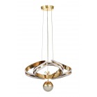 Avizemoda Salvo 50 cm Tekli Dimmer Kumandalı 3 Renk Ledli (Sarı-Beyaz-Gün Işığı) Modern Sarkıt Avize - Gold