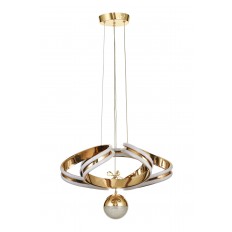 Avizemoda Salvo 50 cm Tekli Dimmer Kumandalı 3 Renk Ledli (Sarı-Beyaz-Gün Işığı) Modern Sarkıt Avize - Gold