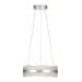 Avizemoda Toledo 40 cm Dim Kumandalı 3 Renk Ledli (Sarı-Beyaz-Gün Işığı) Modern Akrilik Avize -Silver