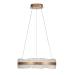 Avizemoda Toledo 50 cm Dim Kumandalı 3 Renk Ledli (Sarı-Beyaz-Gün Işığı) Modern Akrilik Avize -Light Brown