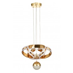 Avizemoda Salvo 35 cm Tekli Dimmer Kumandalı 3 Renk Ledli (Sarı-Beyaz-Gün Işığı) Modern Sarkıt Avize - Gold