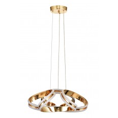 Avizemoda Salvo 50 cm Dimmer Kumandalı 3 Renk Ledli (Sarı-Beyaz-Gün Işığı) Modern Sarkıt Avize - Gold