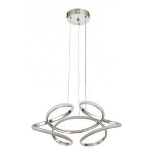 Avizemoda Felin 50 cm Dimmer Kumandalı 3 Renk Ledli (Sarı-Beyaz-Gün Işığı) Modern Sarkıt Avize - Krom